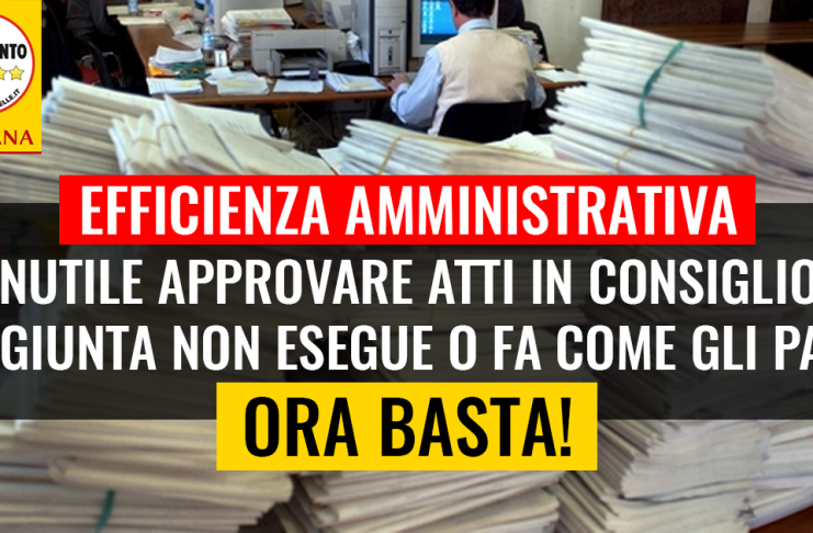 EFFICIENZA AMMINISTRATIVA “CONSIGLIO APPROVA E GIUNTA NON ESEGUE O FA COME GLI PARE: UNA GIOSTRA A SPESE DEI TOSCANI, ORA BASTA”