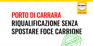PORTO DI CARRARA, RIQUALIFICAZIONE SENZA SPOSTARE FOCE CARRIONE