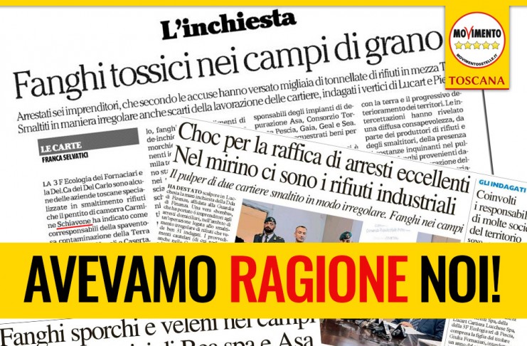 MAXI INCHIESTA SVERSAMENTI “NOSTRA SEGNALAZIONE A SETTEMBRE 2015, MA SINDACO DI MONTAIONE CI TACCIO’ DI PROCURATO ALLARME”