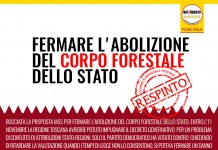 CORPO FORESTALE STATO “PD TOSCANO POTEVA FERMARE DANNO IRREPARABILE, NON L’HA FATTO. SPERIAMO IN REGIONI PIU’ CORAGGIOSE”