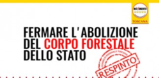 CORPO FORESTALE STATO “PD TOSCANO POTEVA FERMARE DANNO IRREPARABILE, NON L’HA FATTO. SPERIAMO IN REGIONI PIU’ CORAGGIOSE”