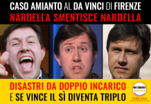 SCUOLA DA VINCI (FIRENZE) / AMIANTO “NARDELLA SMENTISCE NARDELLA SULLA PELLE DEGLI STUDENTI. DISASTRI DA DOPPIO INCARICO E COL Sì NE AVREBBE TRE”