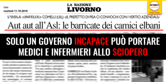 SANITA’ / ELBA “SITUAZIONE INSOSTENIBILE, BENE APPELLO UIL. MA SERVONO RISPOSTE DALLA GIUNTA REGIONALE”