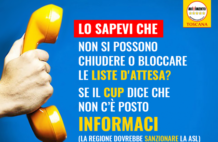 SANITA’ “NON SI POSSONO CHIUDERE O BLOCCARE LE LISTE D’ATTESA. REGIONE DEVE SANZIONARE LE ASL”