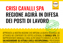 CRISI CAVALLI “REGIONE AGIRA’ IN DIFESA DEI LAVORATORI”