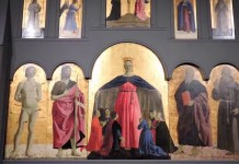 SMEMBRATA OPERA DI PIERO DELLA FRANCESCA PER ALLIETARE EVENTI NATALIZI MILANESI. REGIONE INTERVENGA