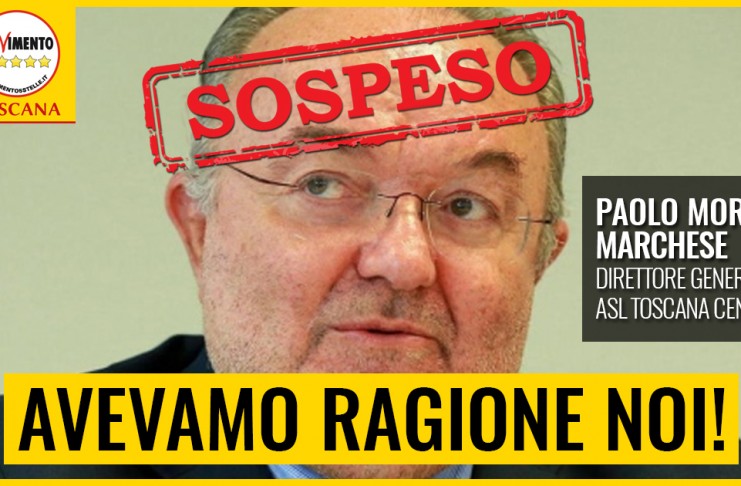 VITTORIA: MORELLO MARCHESE SOSPESO! GUARDA CASO A 60 GIORNI DA NOSTRA INTERROGAZIONE