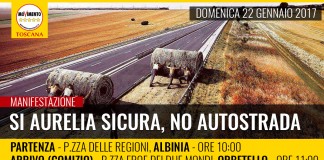 SI’ AURELIA, NO AUTOSTRADA – TUTTI AD ALBINIA