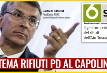 COMMISSARIAMENTO SEI TOSCANA: LAPIDE PER DISEGNO PD NELLA GESTIONE DEI RIFIUTI