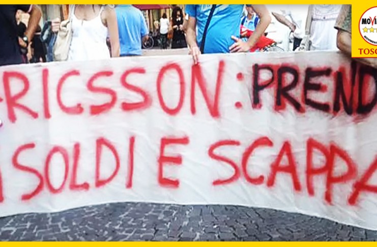 ERICSSON HA “DEBITO” CON LA TOSCANA. REGIONE OTTENGA ALMENO TELELAVORO PER I TRASFERITI A GENOVA