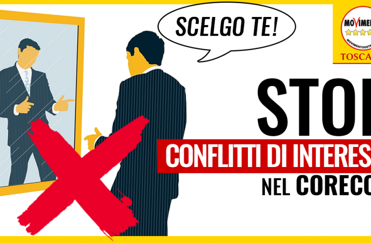 PASSA LEGGE M5S: STOP CONFLITTI DI INTERESSE NEL CORECOM