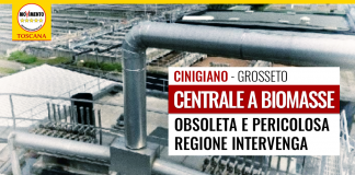 CENTRALE A BIOMASSE PERICOLOSA A CINIGIANO (GR). AGGIORNAMENTO PER ABBATTERE FUMI O REVOCA AUTORIZZAZIONE