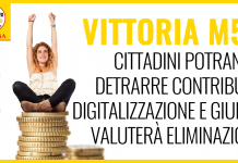 VITTORIA M5S: CITTADINI POTRANNO DETRARRE CONTRIBUTO DIGITALIZZAZIONE E GIUNTA VALUTERÀ ELIMINAZIONE