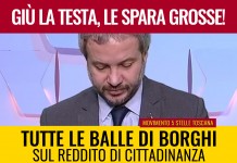 7 BALLE IN UN COMUNICATO SOLO. BORGHI SI RIVOLGA AD UNO BRAVO E LEGGA ALMENO I GIORNALI