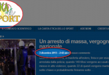 FLOP CARTA ETICA DELLO SPORT: 5% DI ADESIONI, SITO WEB E PAGINA FB FERME AL 3 DICEMBRE 2013. PERCHÉ?