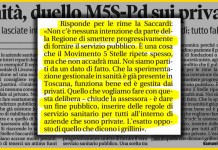 AFFERMAZIONE E SMENTITA NELLA STESSA FRASE: PER SACCARDI PRIVATIZZAZIONE NON ACCADRÀ, PERCHÉ … GIÀ PRESENTE