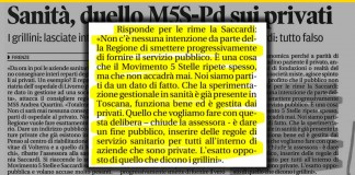 AFFERMAZIONE E SMENTITA NELLA STESSA FRASE: PER SACCARDI PRIVATIZZAZIONE NON ACCADRÀ, PERCHÉ … GIÀ PRESENTE