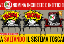 DOVE PD NOMINA INCHIESTE E INEFFICIENZE, STA SALTANDO SISTEMA TOSCANO