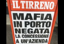 AUTORITA’ PORTUALE REGIONALE RITIRA CONCESSIONE AD AZIENDA IN ODOR DI MAFIA DOPO NOSTRA AZIONE. VITTORIA DELLA LEGALITA’. NOI UNICA FORZA POLITICA A FARE ANTIMAFIA IN TOSCANA