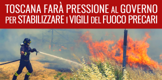 REGIONE PREMERA’ GOVERNO PER STABILIZZARE VIGILI DEL FUOCO PRECARI