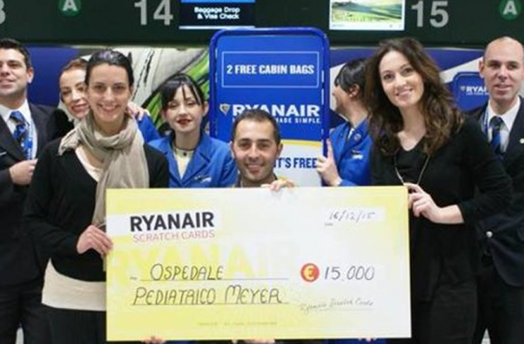 15MILA EURO AL MEYER DA GRATTA E VINCI RYANAIR. ETICA AMBIGUA PER REGIONE CONTRO GIOCO D’AZZARDO