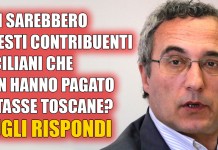 RISCOSSIONE SICILIA PER LA TOSCANA? BUGLI CI DICA CHI SAREBBERO QUESTI DEBITORI SICULI