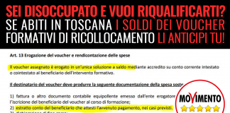VOUCHER FORMATIVI DI RICOLLOCAMENTO. DOPO FLOP ADESIONI, ALTRO SCIVOLONE: REGIONE CHIEDE A DISOCCUPATI ANTICIPI FINO A 3000 EURO