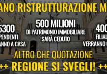 REGIONE SI SVEGLI SU MPS, ALTRO CHE QUOTAZIONE!