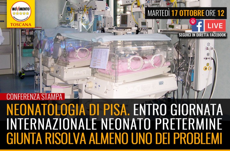 BAMBINI PREMATURI, A PISA CENTRO D’ECCELLENZA CON PROBLEMI STRUTTURALI – conferenza stampa