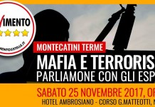MAFIA E TERRORISMO. PARLIAMONE CON GLI ESPERTI – evento a Montecatini