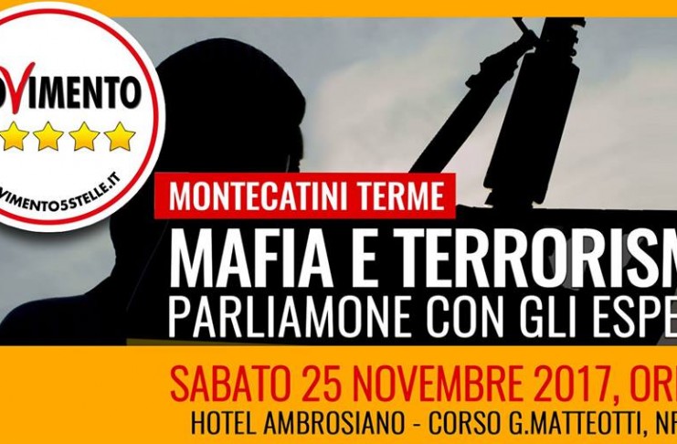 MAFIA E TERRORISMO. PARLIAMONE CON GLI ESPERTI – evento a Montecatini