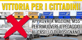 PEDAGGIO ROSIGNANO-VADA: GIUNTA CHIEDERA’ RIMOZIONE DELL’ODIOSO BALZELLO