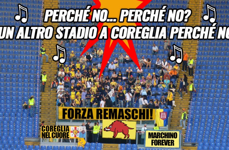 1,2 MILIONI DI EURO REGIONALI PER IL NUOVO STADIO DA MILLE POSTI DI … COREGLIA (5MILA ABITANTI)