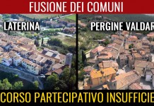 ANDAVA RINVIATO VOTO SU FUSIONE PERGINE VALDARNO – LATERINA. VOTO PD-LEGA UN ERRORE POLITICO