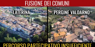 ANDAVA RINVIATO VOTO SU FUSIONE PERGINE VALDARNO – LATERINA. VOTO PD-LEGA UN ERRORE POLITICO