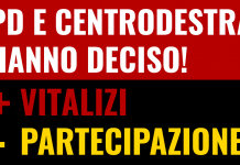 PD E CENTRODESTRA TENGONO PIU’ AI PERCETTORI DI VITALIZIO CHE ALLA PARTECIPAZIONE