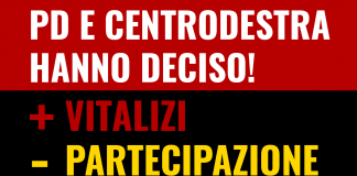 PD E CENTRODESTRA TENGONO PIU’ AI PERCETTORI DI VITALIZIO CHE ALLA PARTECIPAZIONE