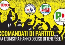 PARTITI DA SINISTRA A DESTRA VOGLIONO TENERSI I RACCOMANDATI