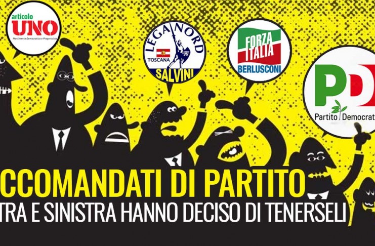 PARTITI DA SINISTRA A DESTRA VOGLIONO TENERSI I RACCOMANDATI