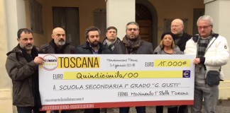 RESTITUTION SCUOLE SICURE: 15 MILA EURO ALLA SCUOLA GIUSTI DI MONSUMMANO TERME