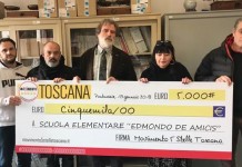 RESTITUTION SCUOLE SICURE #3 TAPPA: 5 MILA EURO ALLA SCUOLA DE AMICIS DI PONTASSIEVE