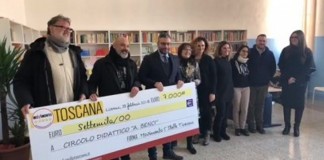 RESTITUTION SCUOLE SICURE 7 MILA EURO ALLE BENCI DI LIVORNO PER COMPRARE L’ALLARME (DOPO 10 FURTI IN UN MESE!) E CON “FACCIAMO SCUOLA” METTEREMO ALTRE 40MILA PER L’EDILIZIA SCOLASTICA