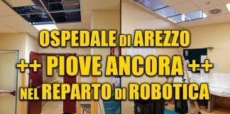 PIOVE ANCORA NEL REPARTO DI ROBOTICA DELL’OSPEDALE DI AREZZO