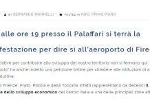 SI’ A CITY AIRPORT DI FIRENZE, NO AL MASTERPLAN