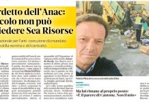PRESIDENZA SEA RISORSE, MIRACOLO PRENDA ATTO DELLA DELIBERA ANAC E SI DIMETTA SUBITO