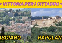 FUSIONE ASCIANO E RAPOLANO “HA VINTO IL BUON SENSO. SI ANDRA’ A REFERENDUM.”