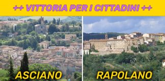 FUSIONE ASCIANO E RAPOLANO “HA VINTO IL BUON SENSO. SI ANDRA’ A REFERENDUM.”