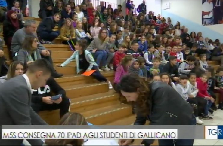 DIECIMILA EURO PER GLI IPAD DEGLI STUDENTI DEL COMPRENSIVO GALLICANO: PRIMA TAPPA DEL FACCIAMO SCUOLA
