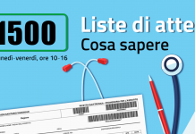 Liste d’attesa e disservizi, c’è il numero 1500