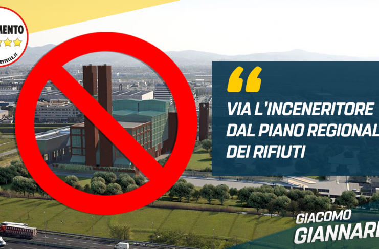 Giacomo Giannarelli (M5S): cancelliamo inceneritore dal piano regionale rifiuti
